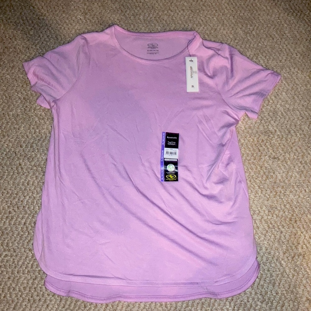 Girls purple athletic shirt